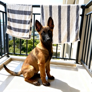 马犬幼犬看家犬聪明警犬便宜护卫家黑红宠物狗狗家养真狗大型犬狗