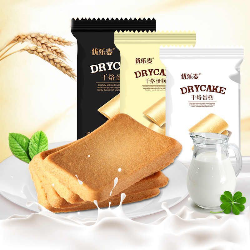 优乐麦400g干酪解馋蛋糕卡奇鸡蛋恋奶原味批发整箱零食网红饼干