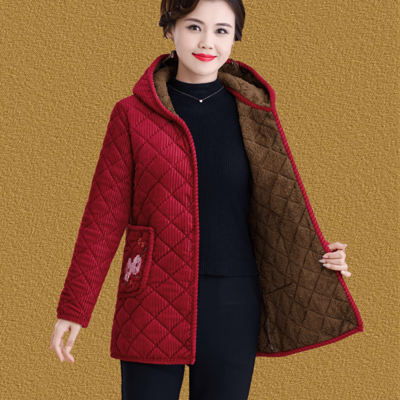中老年妈妈冬装棉袄棉服