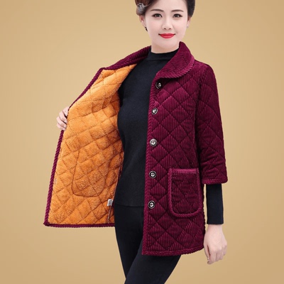 中老年女冬季大码棉衣保暖背心