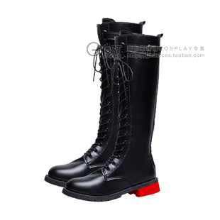 面包家战双cosplay露西亚深红之渊女装大佬cos鞋靴子定制