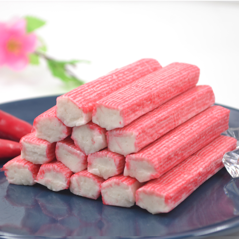 日式模拟蟹棒蟹柳大崎渔之萃非即食火锅麻辣烫寿司商用食材500g