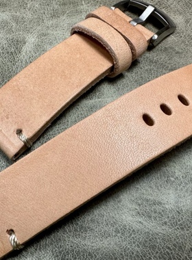 耐水耐汗快拆植鞣革手工单层小牛皮18mm19mm20mm21mm22mmGT2表带