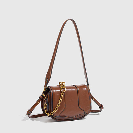 2025秋季爆款女包链条迷你拉链翻盖单肩包时尚百搭潮流斜挎包