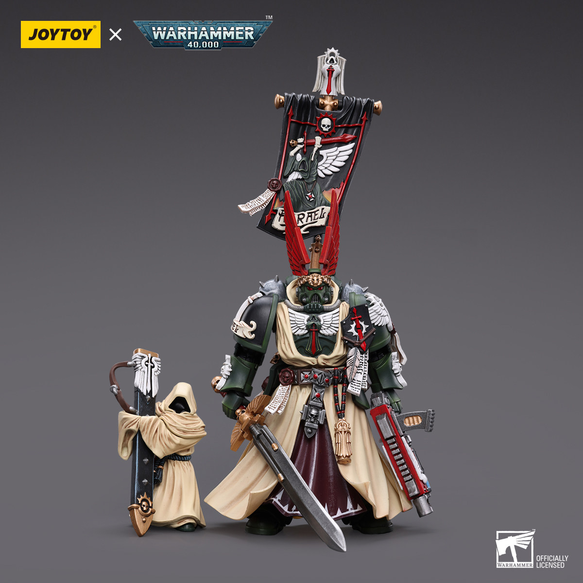 新品joytoy暗源战锤黑暗天使狮王基因原体大导师可动兵人模型玩具