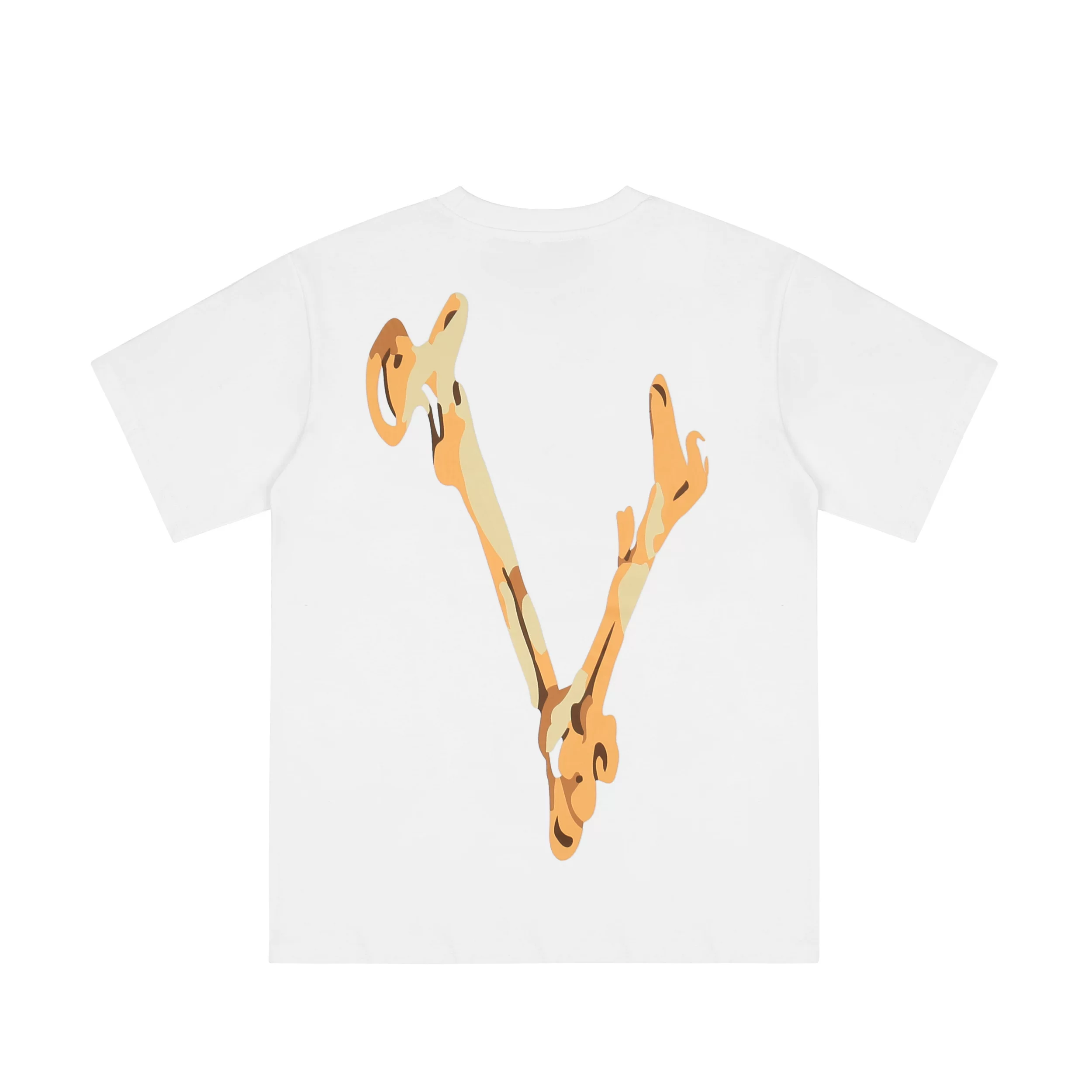 VLONE Staple нишевая фирменно-креативная кость череп американская повседневная уличная свободная тяжелая футболка с коротким рукавом