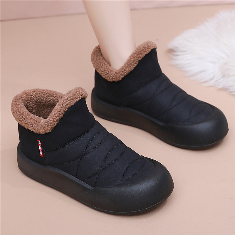 新款妈妈棉鞋女冬季防滑加绒加厚软底老人保暖鞋雪地靴中老年短靴,女鞋,时尚雪地靴,淘宝优惠券,粉丝福利购,淘宝优惠卷