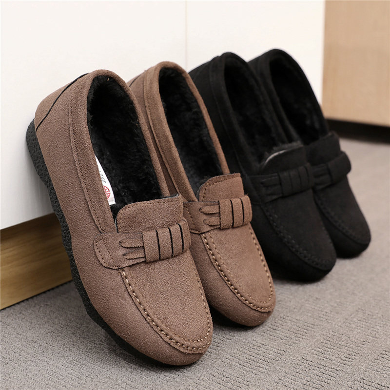 冬季老北京布鞋百搭女鞋软底加绒平底懒人休闲防滑豆豆棉鞋工作鞋,流行男鞋,乐福鞋（豆豆鞋）,淘宝优惠券,粉丝福利购,淘宝优惠卷