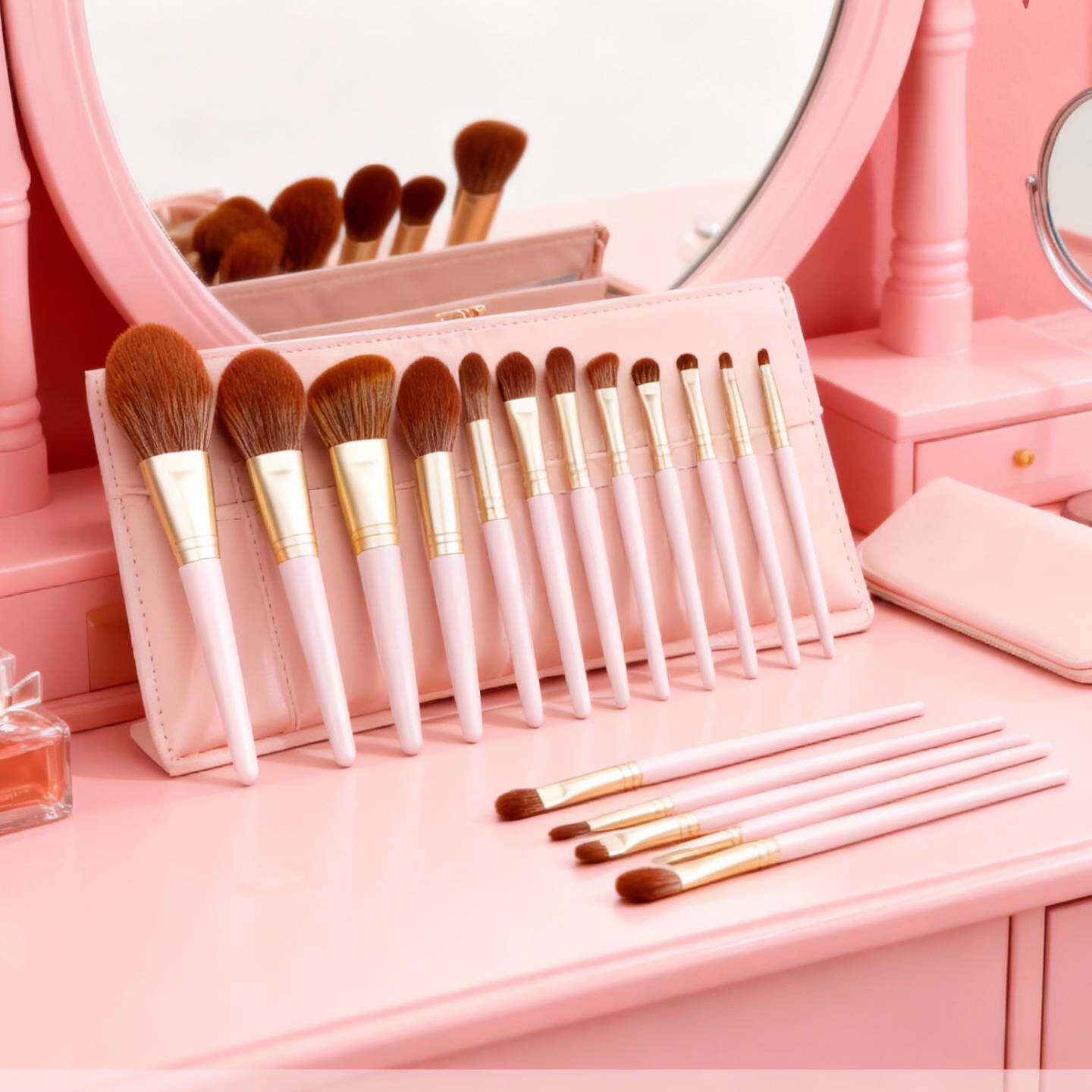 【丹妮直播专属】虞美人13支化妆刷套装散粉刷腮红刷高光刷眼影刷