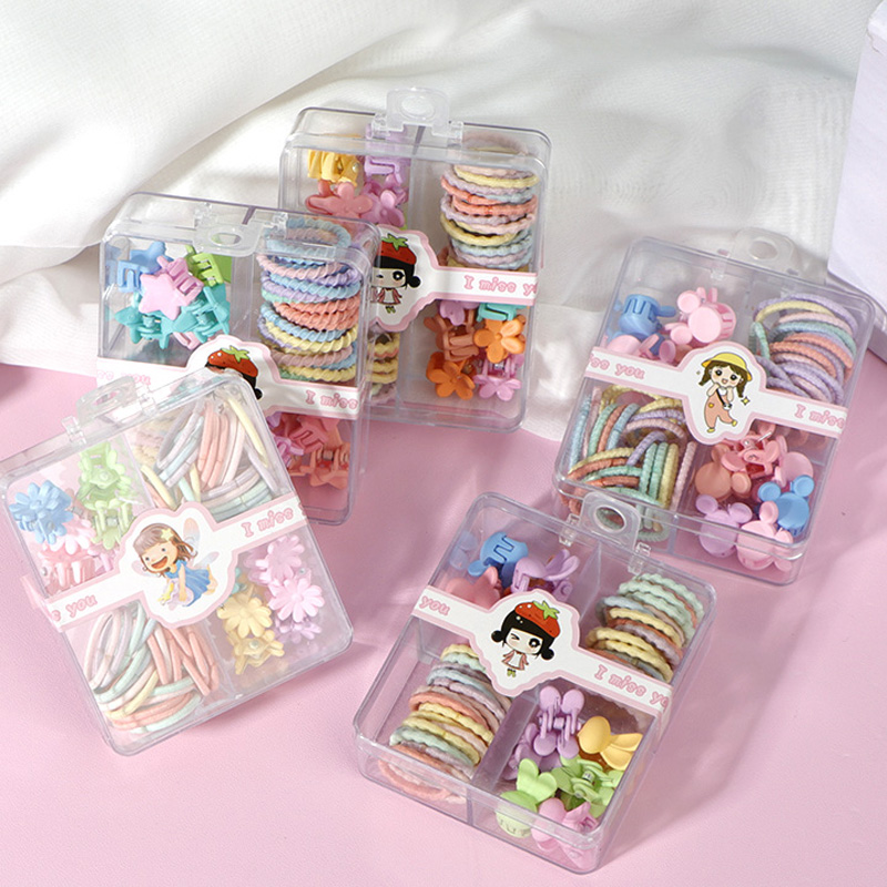 宝宝女童迷你小发圈发夹