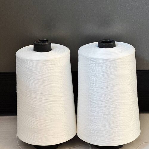2个500克白色大卷 拷边线 锁边线150d 涤纶低弹丝线锁边线拷边