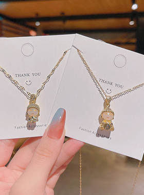 钛钢项链女2024年国风潮设计感弥