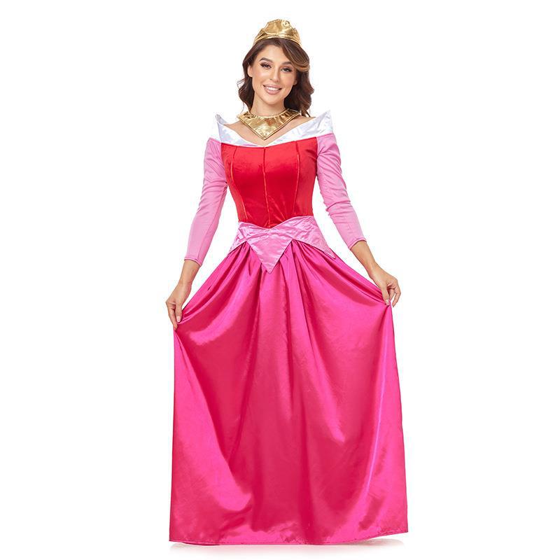 万圣节睡美人爱洛公主裙cos角色扮演格林童话话剧舞台表演衣服装