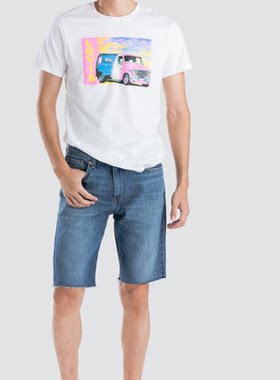 酷动城正品Levis 李维斯男子棉质时尚舒适休闲短裤28721 0017