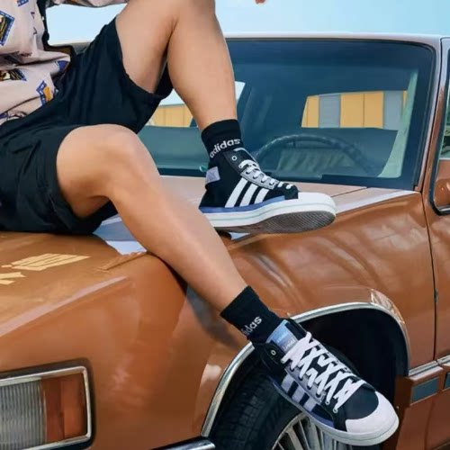酷动城Adidas Neo City Canvas男子春秋时尚舒适轻便休闲鞋HQ4619