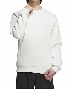 酷动城正品 Adidas男子圆领武极内植绒舒适时尚套头衫卫衣 IX4295