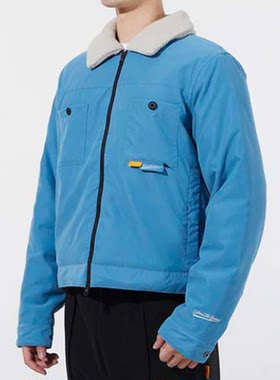酷动城正品 Nike 詹姆斯毛领短款夹克男子保暖棉服夹克DA6716-469
