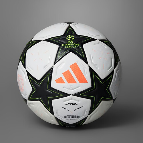酷动城正品 Adidas 24欧冠比赛用热粘合足球FIFA PRO5号球 IS7438