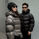 南乙高密度10d超轻量羽绒服冬季90白鸭绒男士连帽外套防钻绒55053