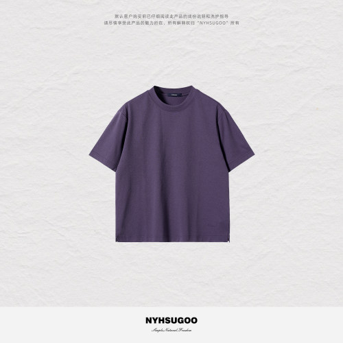 NYHSUGOO/南乙155克吸湿速干抗紫外线功能性合身版夏季短袖25267