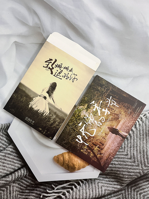 致姗姗来迟的你盒装明信片30张