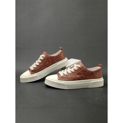 欧洲站男鞋2025春秋季新款真皮高帮板鞋男款潮流百搭轻奢休闲鞋男