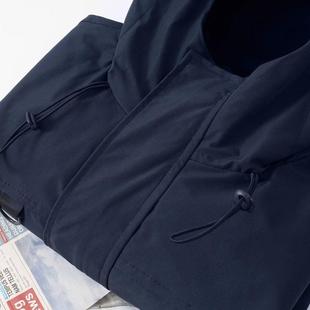 VSEAZMA简约时尚 潮牌街头休闲夹克重磅宽松冲锋衣外套男女 city风