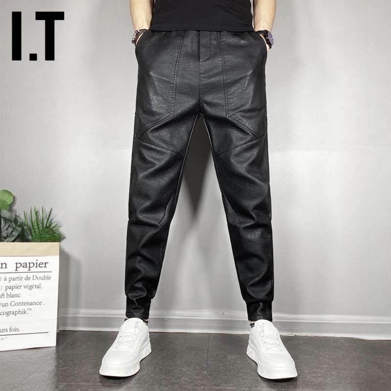 潮牌秋冬季加绒加厚休闲机车真皮皮裤男士高级感防风防水保暖长裤,男装,皮裤,淘宝优惠券,粉丝福利购,淘宝优惠卷