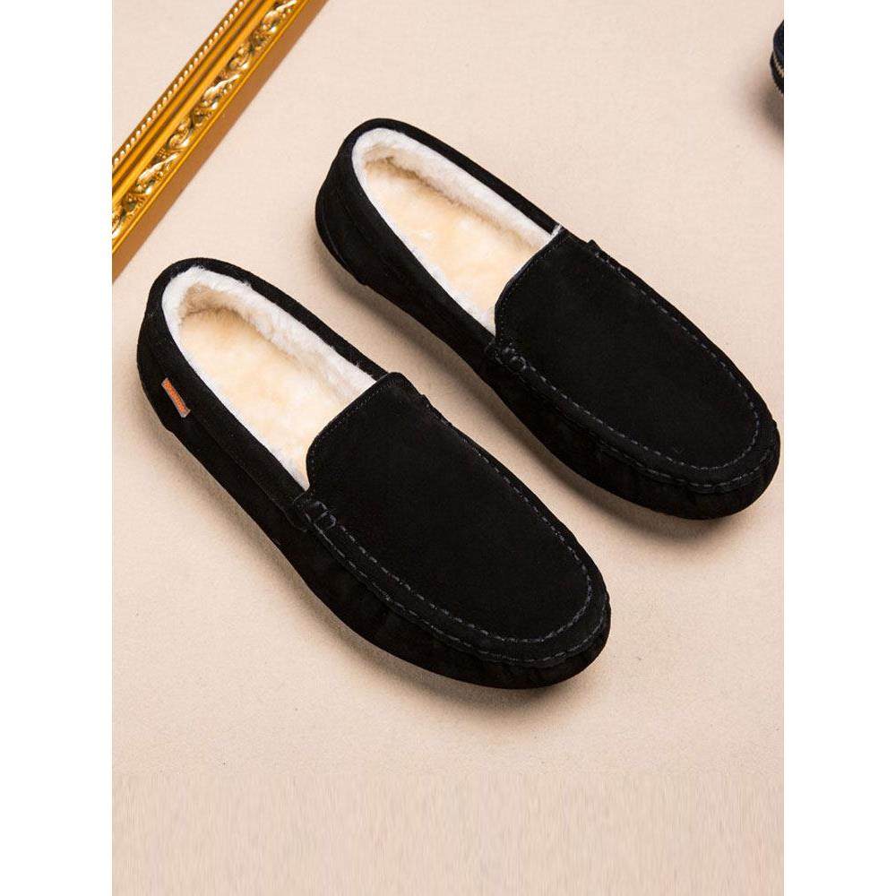 意大利手工真皮软底豆豆鞋男简约百搭磨砂加绒懒人一脚蹬驾车鞋潮,流行男鞋,单鞋,淘宝优惠券,粉丝福利购,淘宝优惠卷