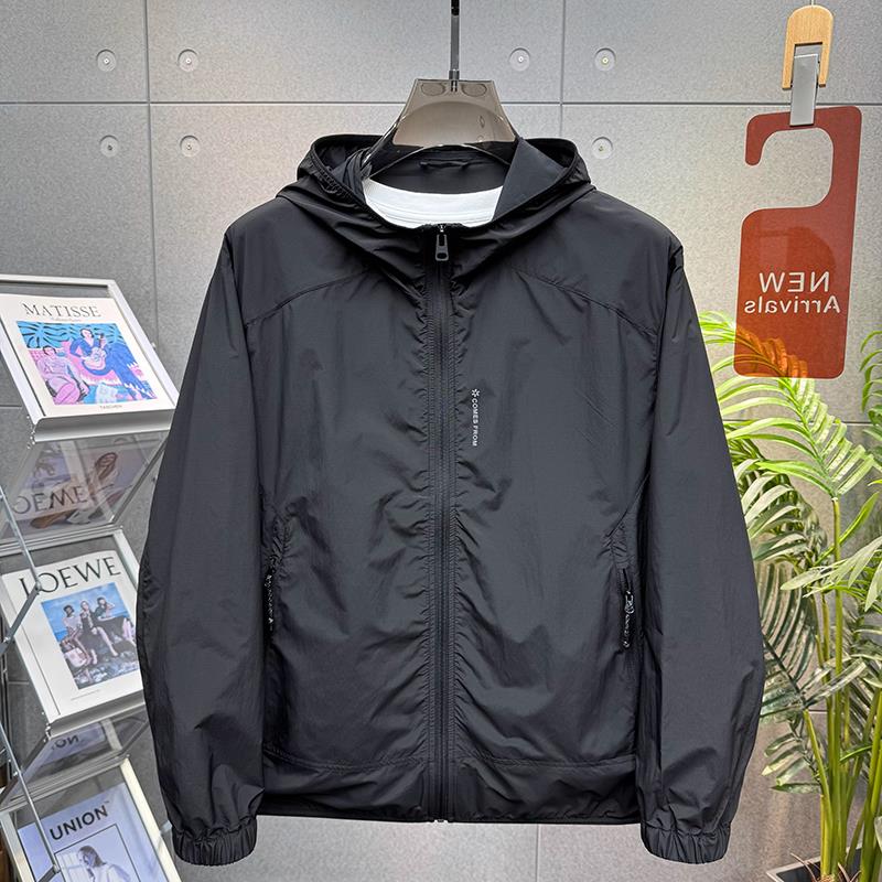 高端休闲 防晒服男士2025新款夏季薄款透气户外运动速干 干冲锋衣