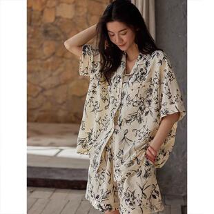 享受生活~带来舒心体验！软绵绵睡衣女夏季薄款2025年新款带胸垫