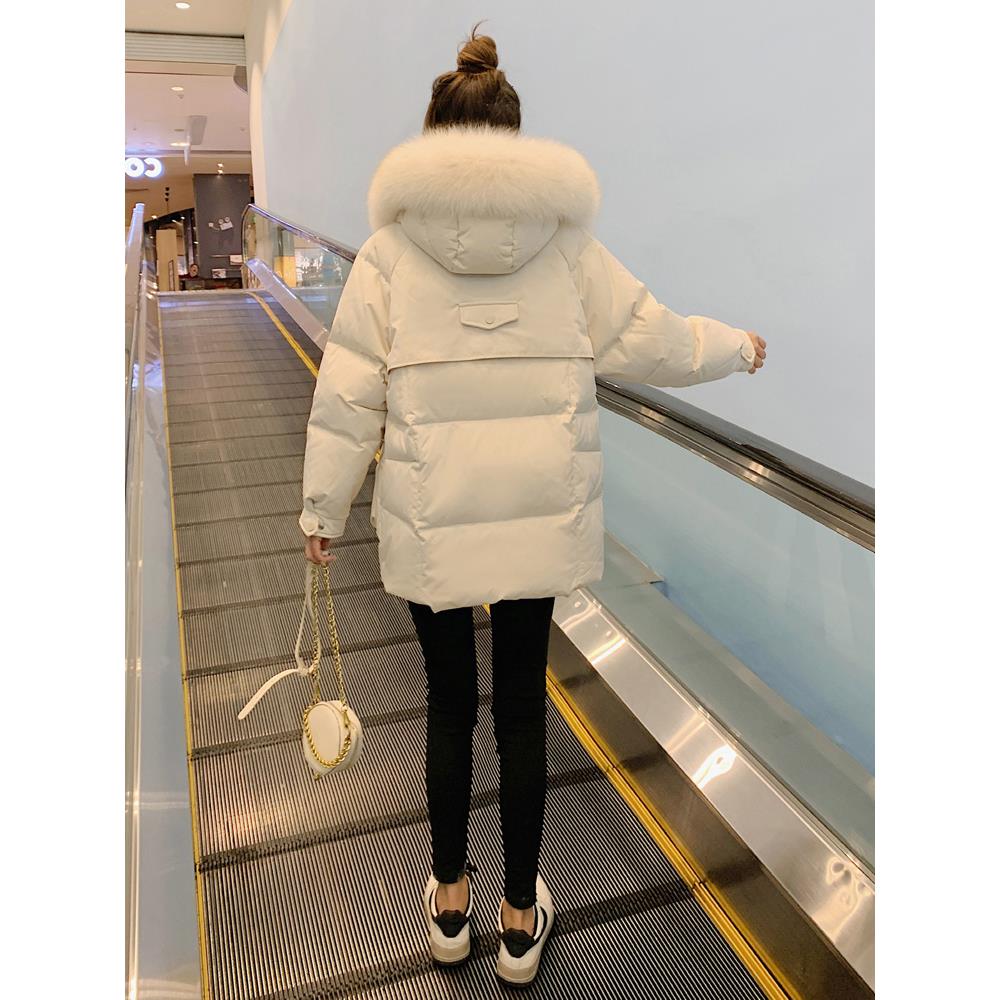 短款羽绒服女2025年新款冬季白鸭绒小个子小款时尚韩版宽松外套潮