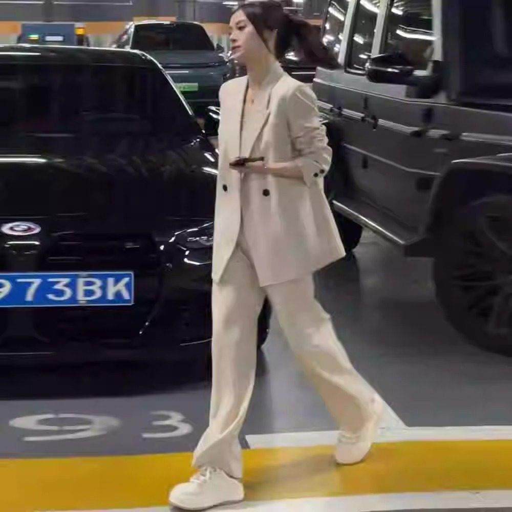 LILY MOST高级感气质西装套装女休闲 上班穿搭轻奢西装两件套正装