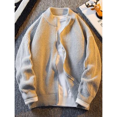 重磅针织衫外套男2025新款爆款高级感开衫毛衣男款秋冬新款上衣服