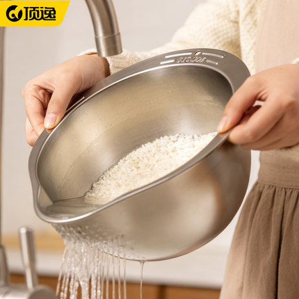 2026新款316不锈钢沥水篮淘米神器洗米筛水槽专用控水蔬菜洗菜盆