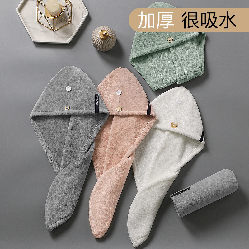 超强吸水加大加厚干发帽