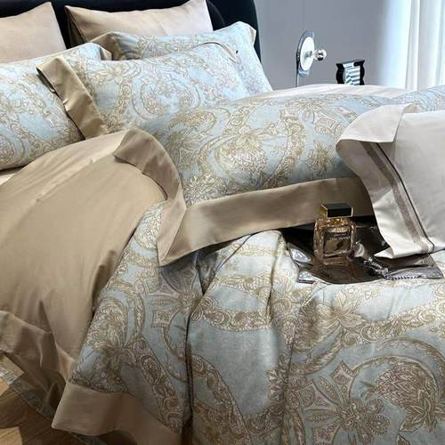 享受此刻的惬意｜欧式120S天丝棉四件套高级感纯棉被套床单床品