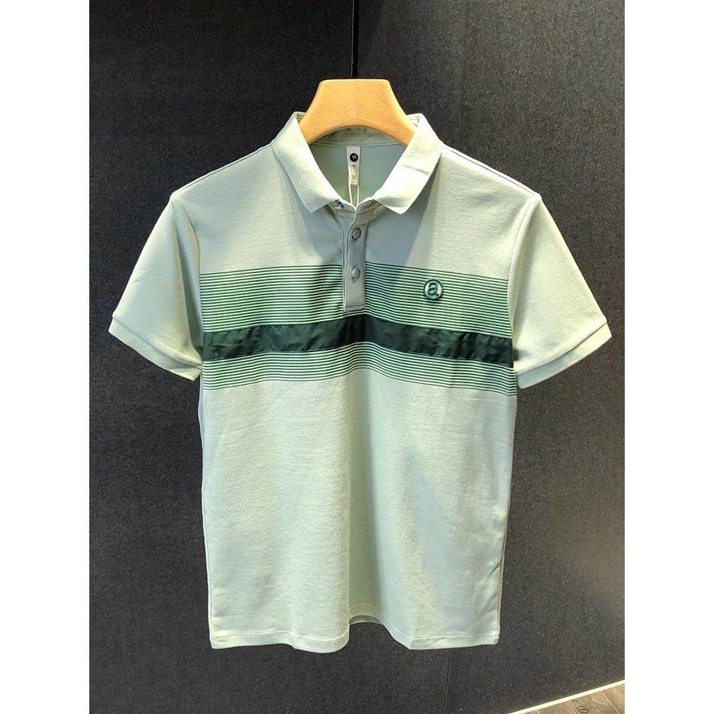 家日报~出色的好衣服~短袖t恤Polo衫男士翻领修身印花休闲条纹