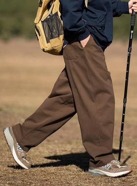 【痞帅工装】among Theory纯棉宽松直筒裤长裤百搭山系美拉德裤子