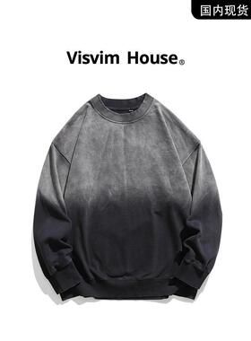 【品牌现货折扣专区】Visvim Wings春秋新款梯度运动衫夹克男女同