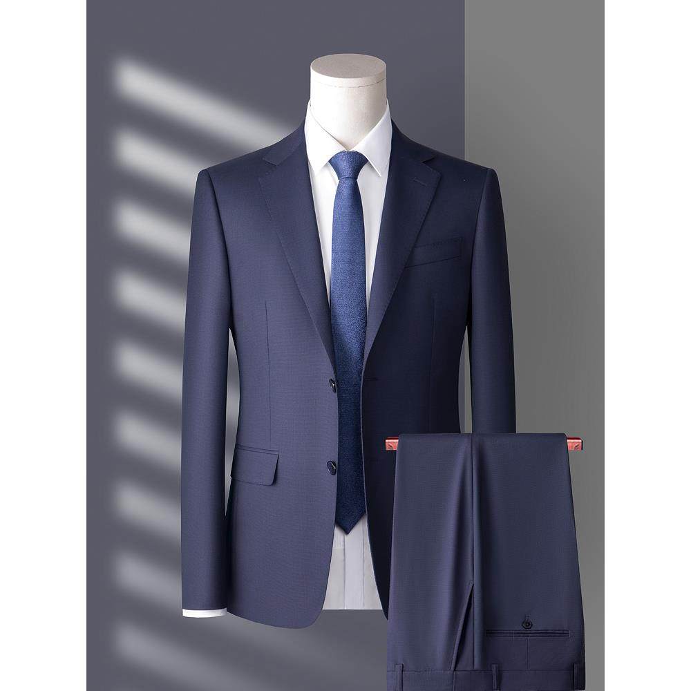 高档羊毛套装男士商务休闲正式新郎婚纱韩式时髦修身套装