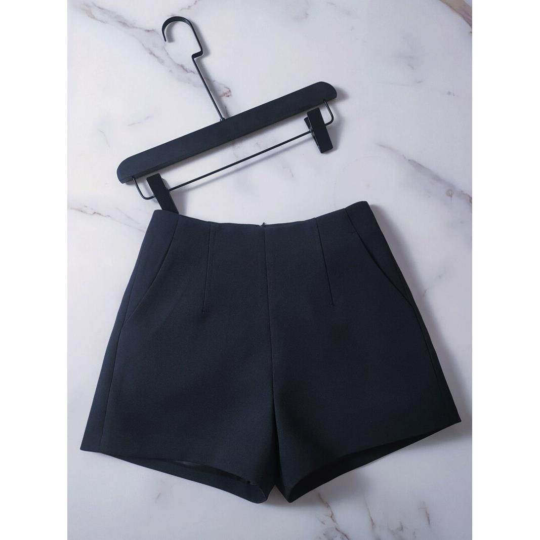 专柜黑色短裤女外穿2025年夏季新款薄款高腰a字西装靴裤阔腿裤子