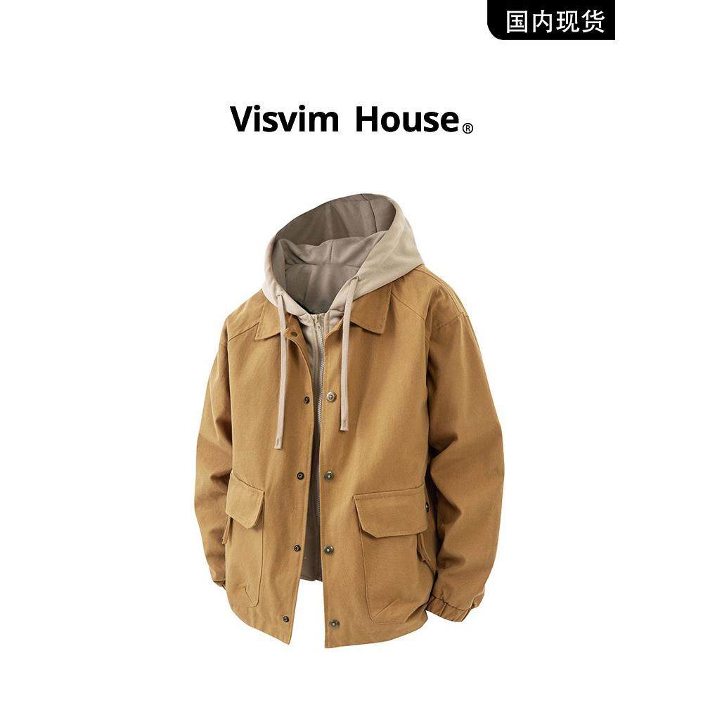【现货品牌折扣】Visvim Wings春秋新款假两件套男女夹克衫