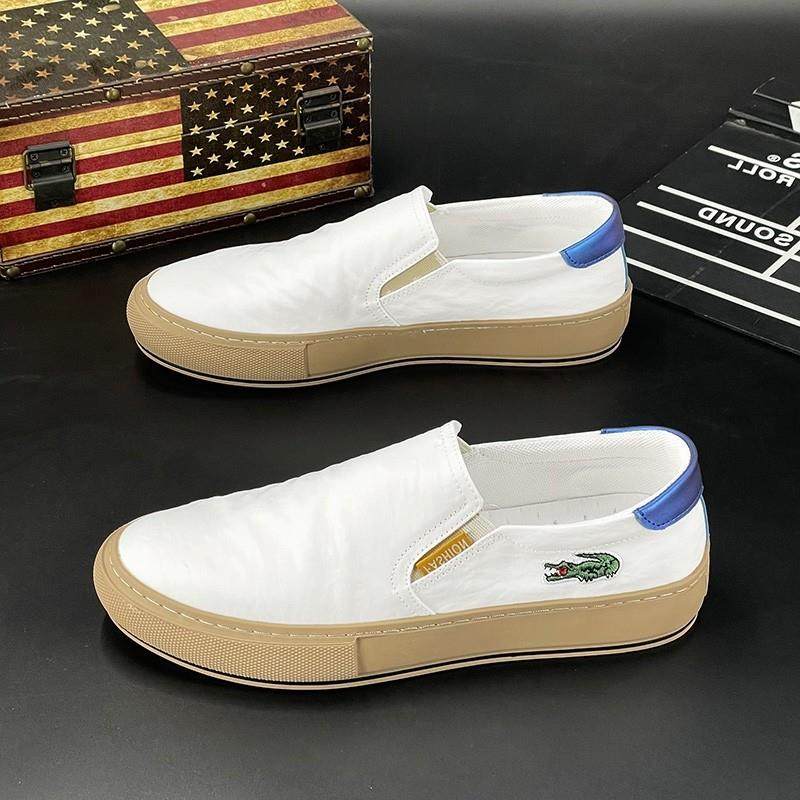 〖MessContiy Tsmr〗好脚感会说话~帆布鞋男一脚蹬透气休闲乐福鞋,流行男鞋,雨鞋,淘宝优惠券,粉丝福利购,淘宝优惠卷