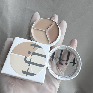 韩国tfit三色遮暇膏小样遮盖脸部黑眼圈雀斑痘干油皮泪沟提亮试用