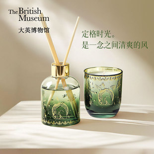 新婚礼物 大英博物馆香氛礼盒家居无火香薰蜡烛礼盒散香器礼物