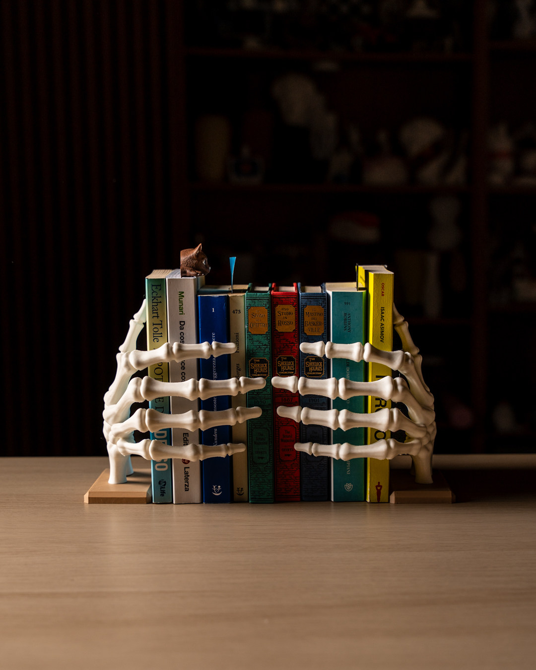 3D代打-哈利波特暗黑万圣节指环王骷髅骨架龙书档立摆件星球大战