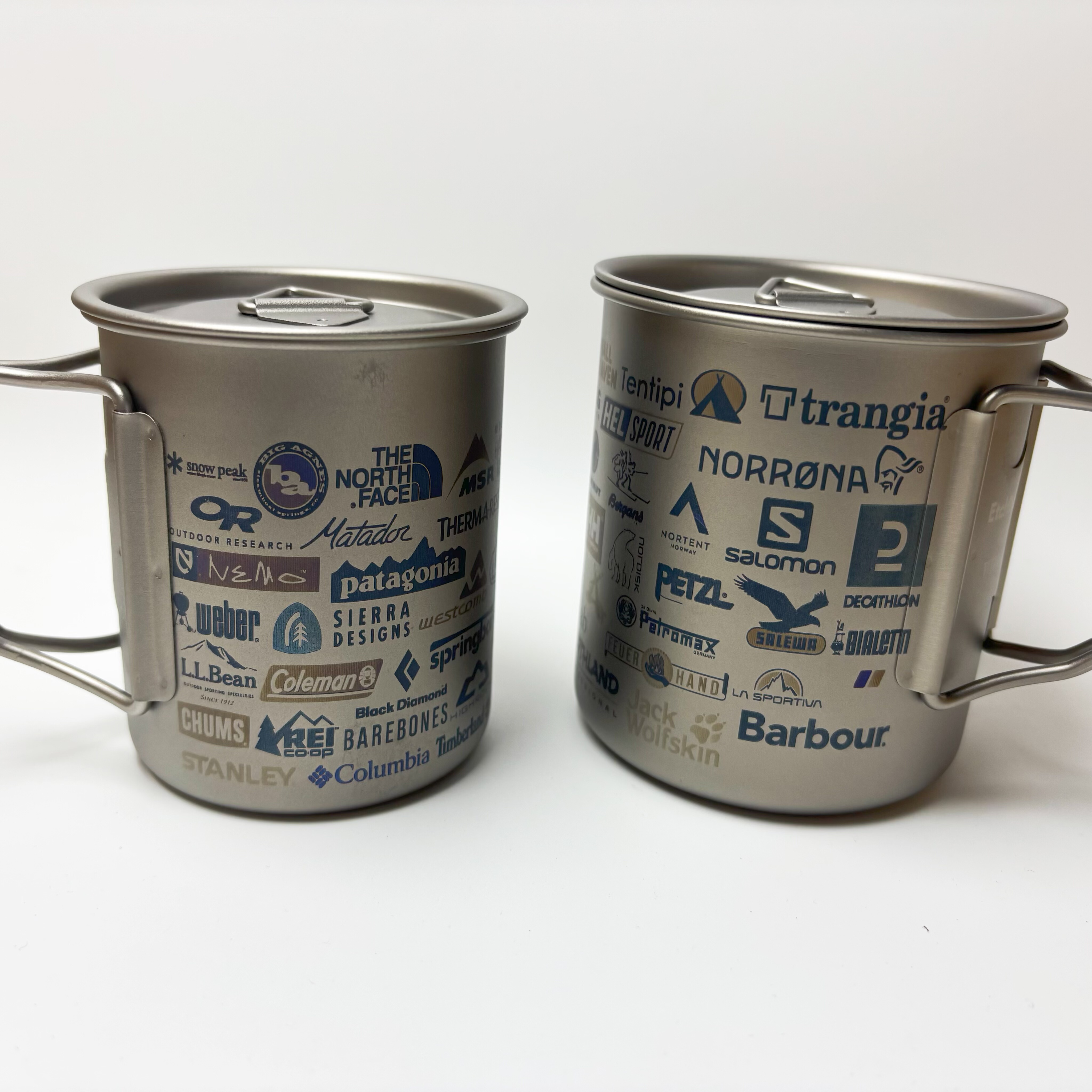 EtchStudio-户外品牌大全Logo全家桶 潮牌轻便 户外纯钛马克杯