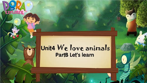 PEP三年级上册U4-B-learn-夜间动物园小学英语ppt课件