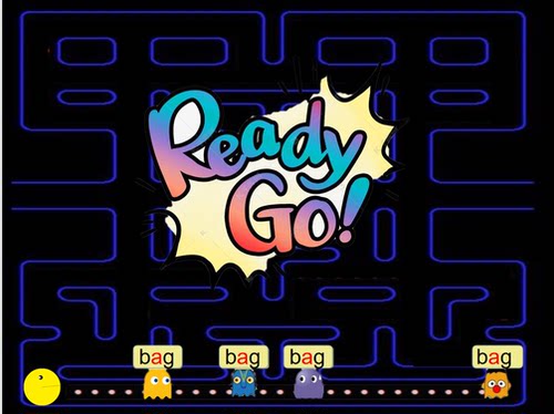 游戏-pacman-单词、自然拼读-英语课堂游戏ppt课件
